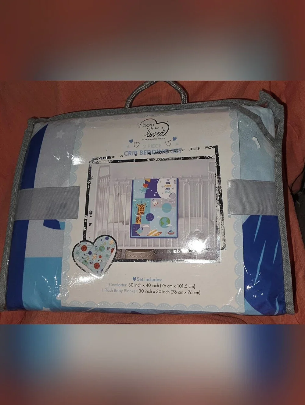 2 Piece Crib Comforter Set